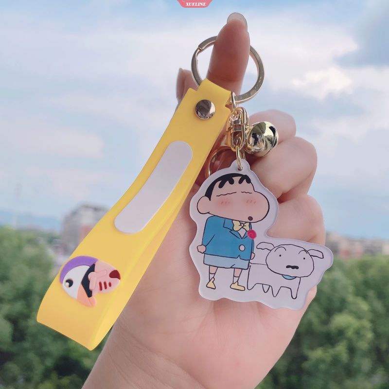 Móc Khóa Hình Cậu Bé Bút Chì shin-chan Bằng acrylic Dễ Thương Cho Cặp Đôi