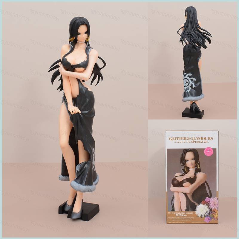 Loye Mô Hình Nhân Vật boa hancock Mặc Đầm Đen Trong one piece