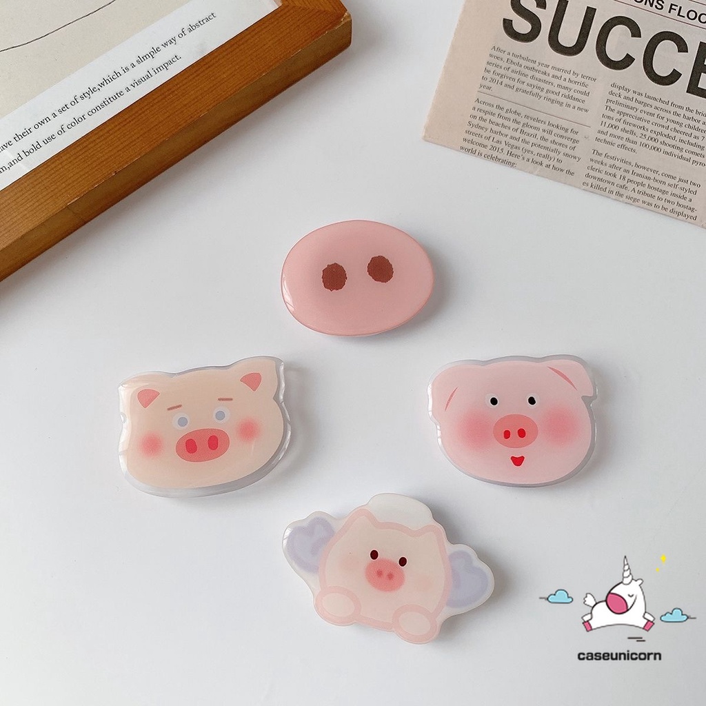 Dễ Thương Giá Đỡ Điện Thoại Dạng Gập Hình Gấu / Thỏ / Gấu Trúc / Cún Con Hoạt Hình Đáng Yêu Sáng Tạo Thông Dụng