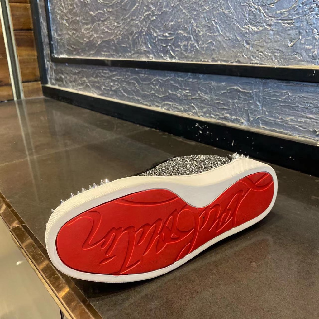 Giày Thể Thao Nam Cổ Thấp Gắn Đinh Tán Thời Trang Mùa Thu Phong Cách Mới 2023