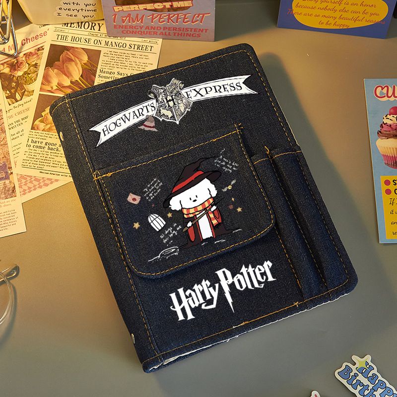 Sổ Tay Ghi Chú Hai Chiều Họa Tiết Chú Chó maltese Phong Cách harry potter Dễ Thương 1123hw