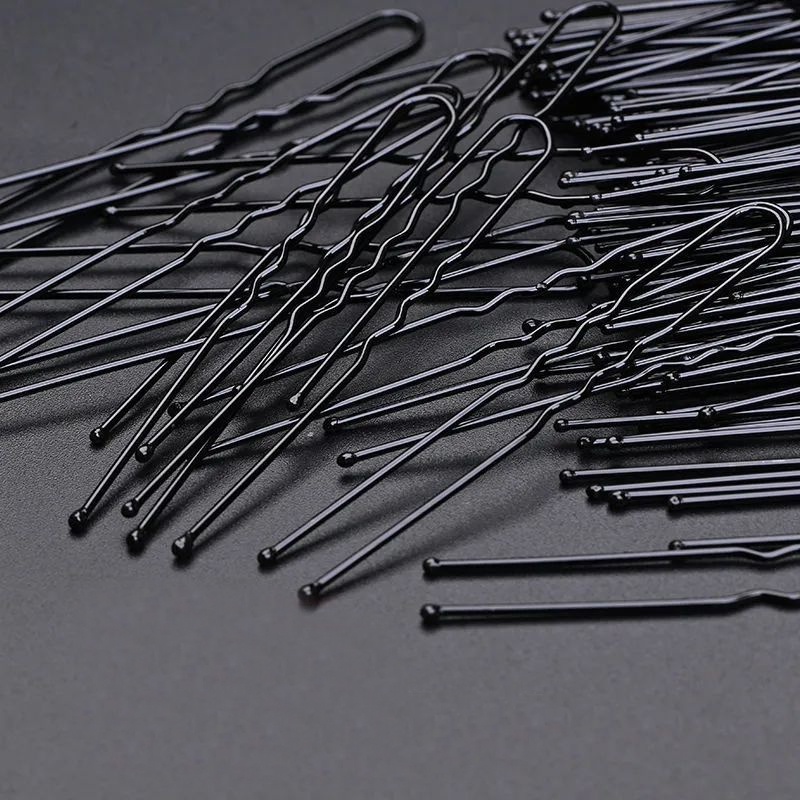 Haimeikang Set 50 Kẹp Tóc Một Hàng Hình Chữ u Cá Tính