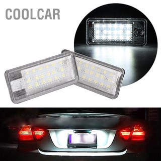 Coolcar 1 cặp đèn led phía sau biển số phù hợp cho xe audi