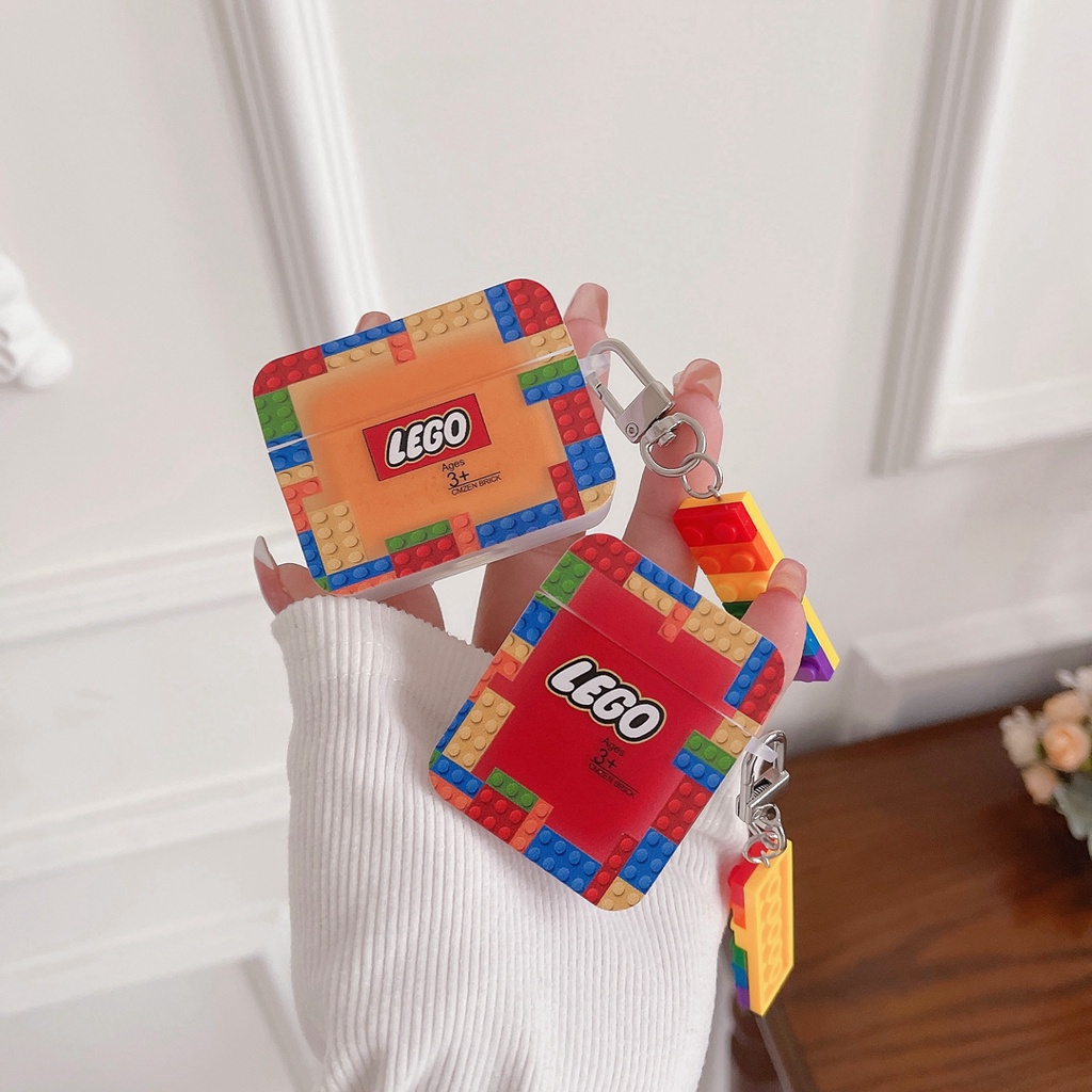Thời Trang Vỏ Bảo Vệ Hộp Sạc Tai Nghe airpods pro gen 2 1 2 pro 3 Hình lego toy Story Kèm Móc Khóa