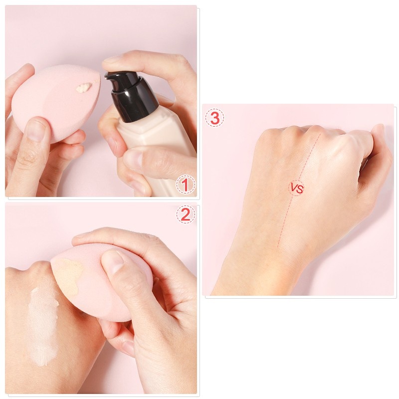 Set 10 Bông Mút Trang Điểm Chuyên Dụng