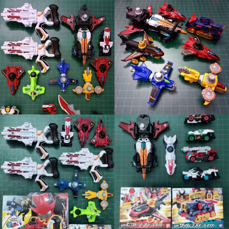( Hàng mới ) Đồ Chơi Super Sentai LupinRanger VS Pat Ranger | Dx VS Changer, Dx Dial Fighter, Dx Machine Striker |