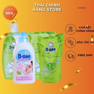 Nước xúc bình sữa dnee, rửa bình sữa dnee 600/550/500/400ml- hàng thái . !.!