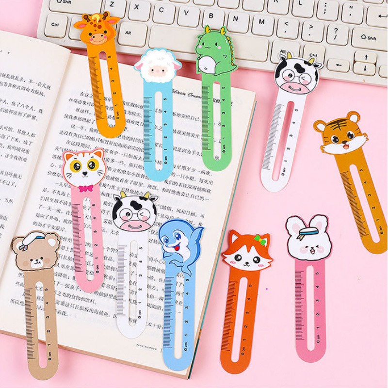 Bộ 50 Giá Đỡ Sách Giấy Vẽ Hình Động Vật Dễ Thương Sáng Tạo