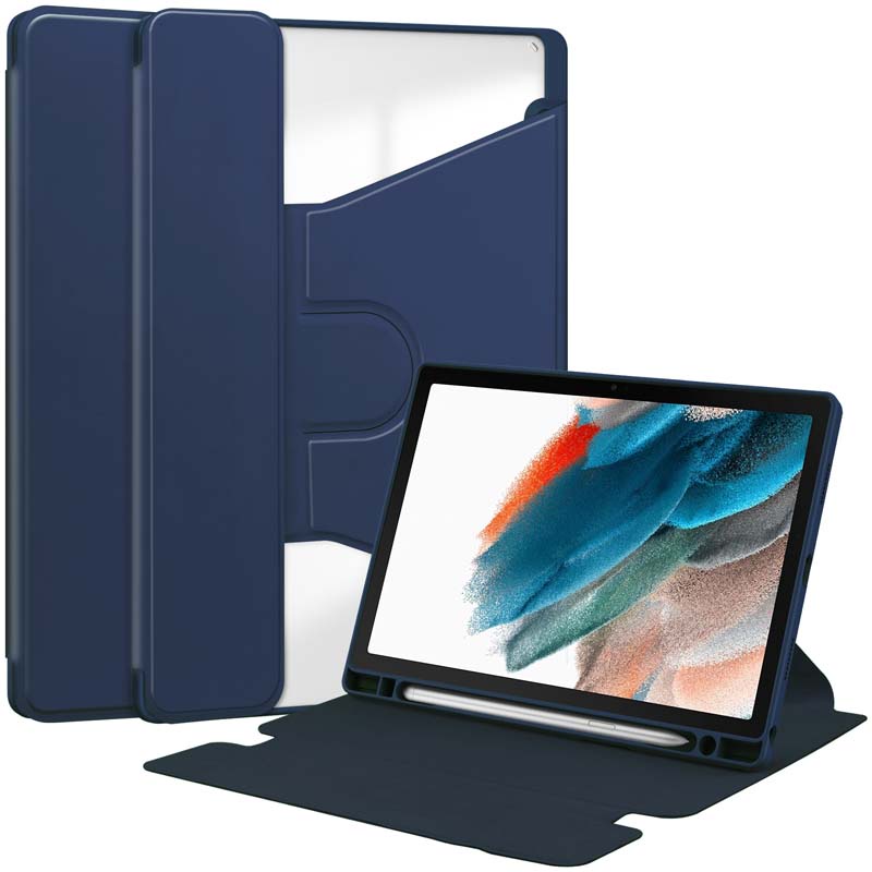 Sang Trọng Bao Da Máy Tính Bảng Bằng pu Chống Nứt Nẻ Cho Samsung Galaxy Tab S9 FE+ 5G SM-X610 X616 case S9+ S9 Plus X810 X816 X818 S9FE+ 12.4" coverGiá Đỡ