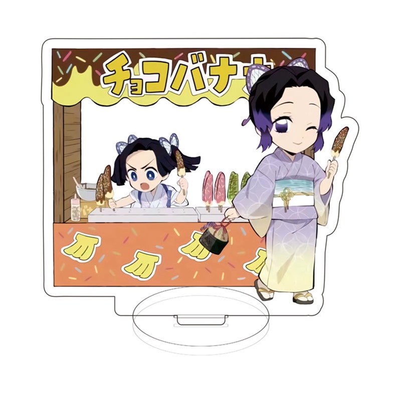 Mô Hình Nhân Vật anime demon slayer Bằng Nhựa acrylic Cao 10cm Để Bàn Trang Trí