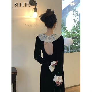 SHIHUIFEI Chic váy nữ Đầm Body Cho thời váy Vintage INS Cổ điển Thể thao WLQ23C05LO 49Z231207