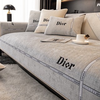 Vỏ bọc đệm tựa lưng ghế sofa da chenille cỡ lớn chống trượt