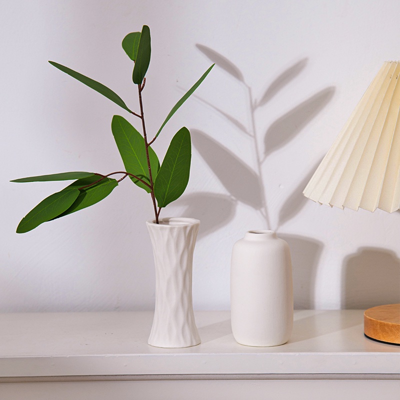 Bình Hoa Sứ Trắng Để Bàn Trang Trí Phòng Khách Đơn Giản Hiện Đại | BigBuy360 - bigbuy360.vn
