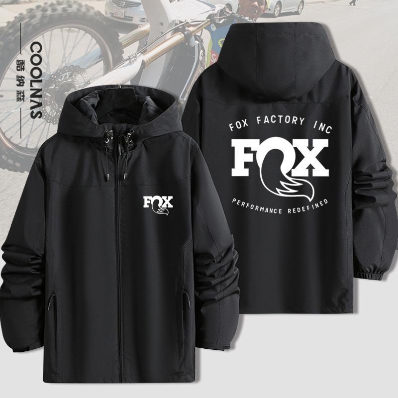 Fox Racing Front Fork Team Phiên bản Off-Road Mountain Bike logo Áo khoác ba trong một Áo khoác chốn