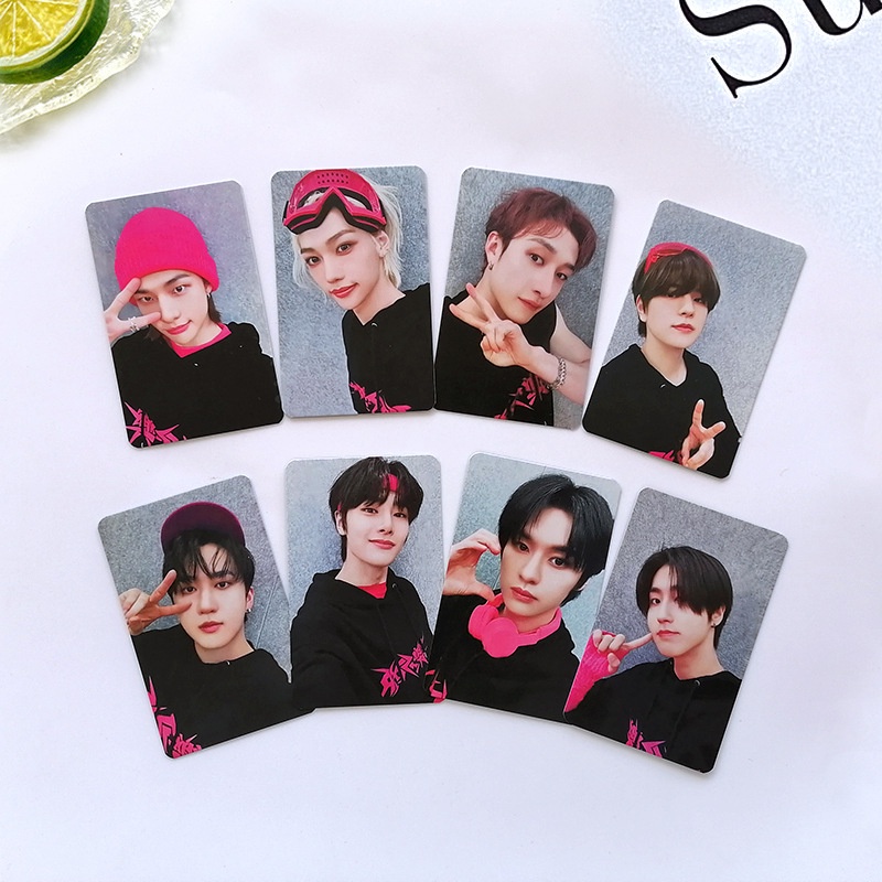 Bộ Thẻ Bài mini In Hình Các Thành Viên Nhóm Nhạc kpop stray kids