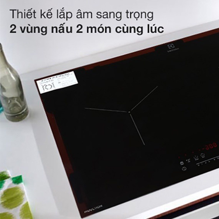Bếp từ đôi electrolux, bếp điện từ đa năng EHI7261BA EHI7025BA, hàng chính hãng bảo hành 12 tháng