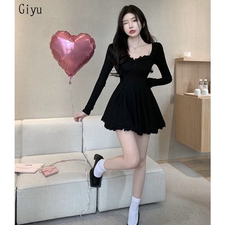 Giyu Chic váy nữ Đầm Body Cho thời váy Popular Fashion Korean Comfortable WLQ2393HHT 51Z231223
