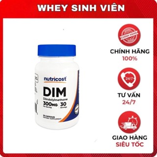   Chính hãng  Nutricost DIM 300mg Viên Uống Cân Bằng Hóc Môn tại Whey Sinh Viên Hải Phòng 