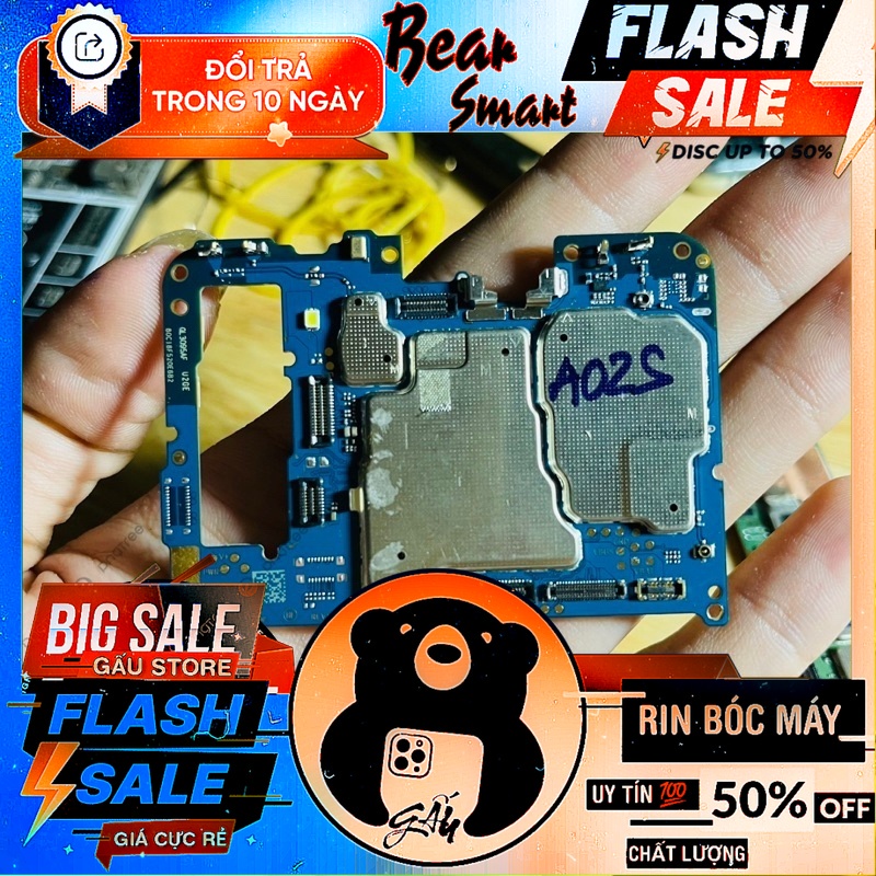 Main Samsung A02S Rin Bóc Máy / Mainboard / Bo Mạch Chủ Samsung A02S
