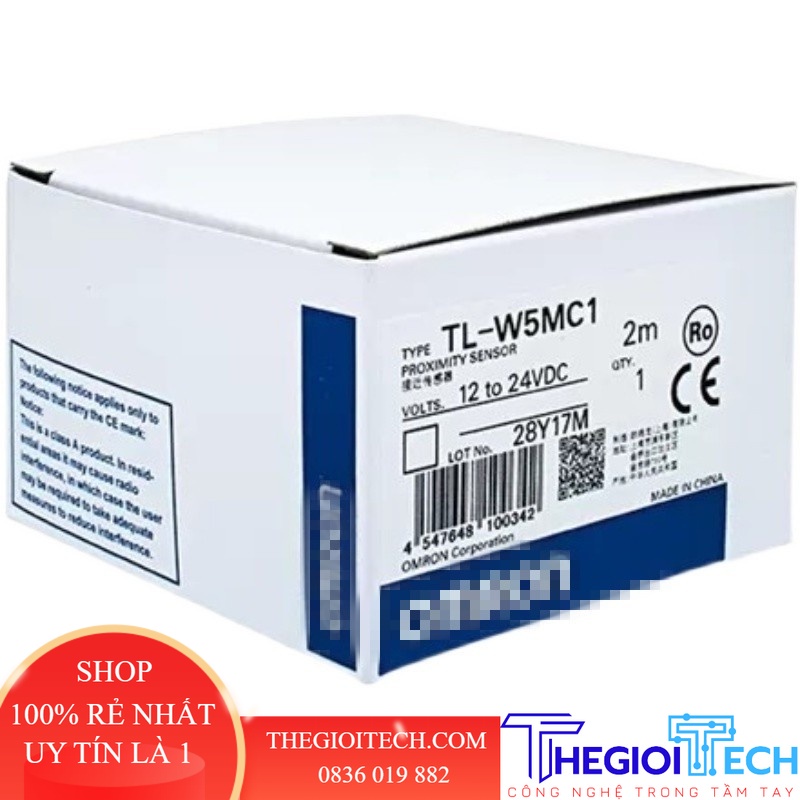 Công Tắc Tiệm Cận TL-W3MC1 TL-W5MC1 Ba Dây Cảm Ứng Kim Loại NPN Cảm Biến DC24V - TL-W5MB1