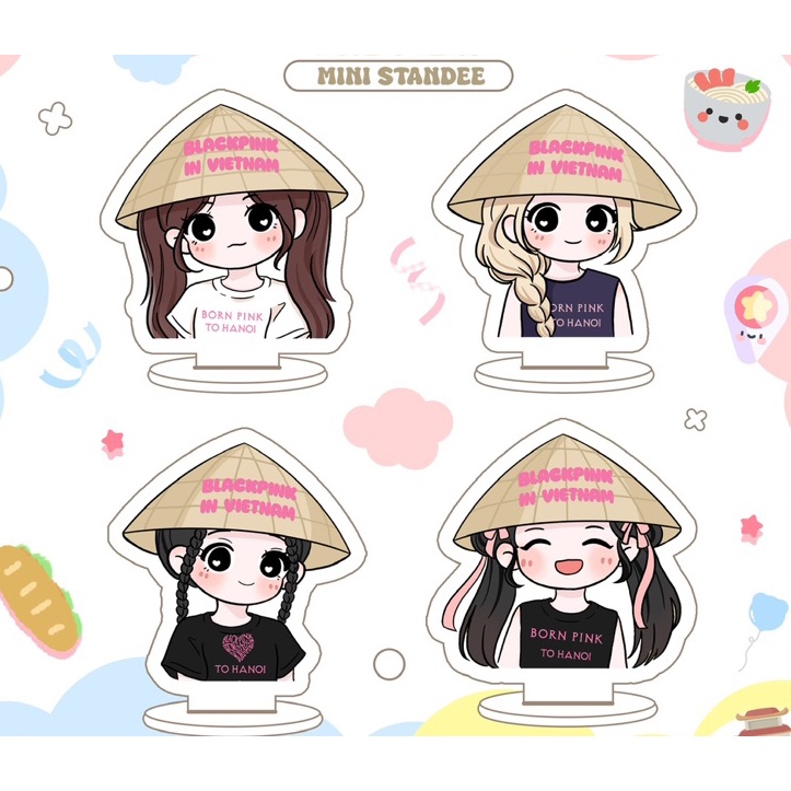 Standee và Keyring BlackPink Nón Lá AC.GIFT