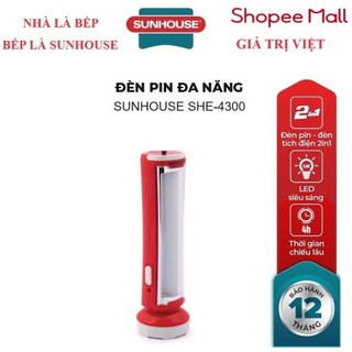 Đèn pin đa năng sunhouse she-4300