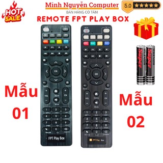 Remote điều khiển fpt play box mã 06, điều khiển đầu thu fpt play box 2017 - 2018 - tặng kèm pin - minh nguyễn