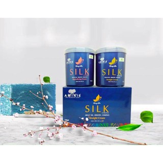 Thuốc duỗi tóc tại nhà, Thuốc ép side tóc nam tại salon AMINIS SILK Perm 2x1000ml kklick77