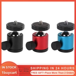 1buycart1 Hợp kim nhôm có lỗ vít 1/4in gắn đầu bóng phía dưới cho máy ảnh SLR