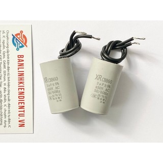 Tụ khởi động 3uf 450v cbb60 25x40mm