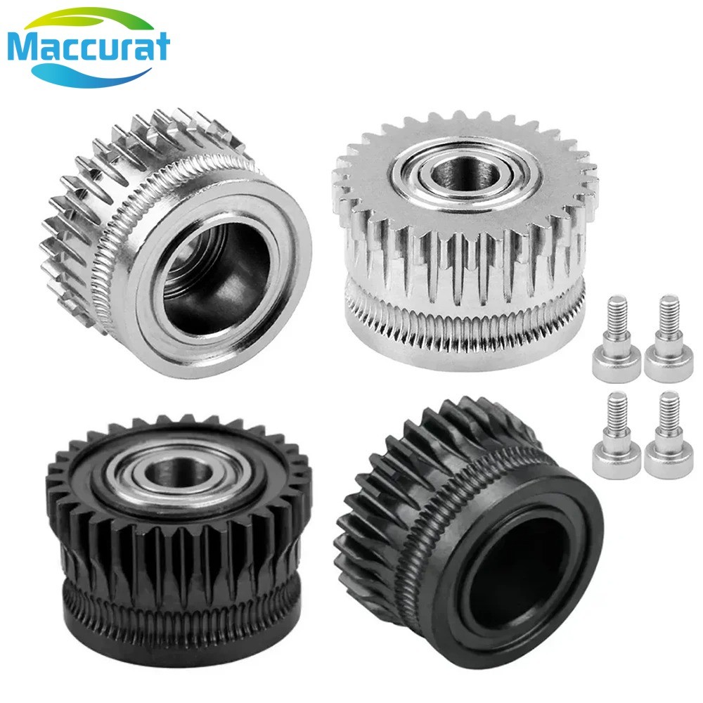 Dành cho Creality K1 Max EXTRUDER GEAR Bộ độ cứng cao mạ niken và DLC cho máy in 3d Creality K1 / K1
