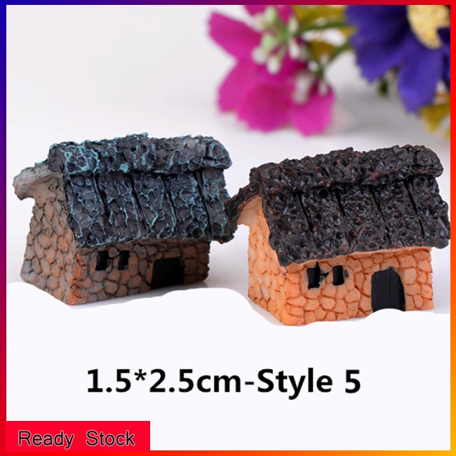 Lk Mô Hình Ngôi Nhà Nhỏ Phong Cách zakka Sáng Tạo Bằng Nhựa resin Thủ Công Trang Trí Tiểu Cảnh