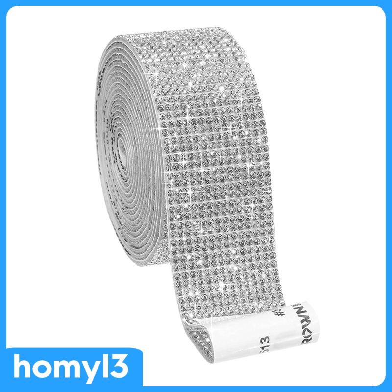 Cuộn Dây Ruy Băng Đính Đá Tự Dính Trang Trí Điện Thoại Tiện Dụng