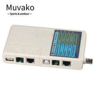 Muvako thiết bị kiểm tra dây cáp đa năng 4 trong 1 cho rj11 rj45 / cat5 cat6 / usb bnc lan / utp stp lan