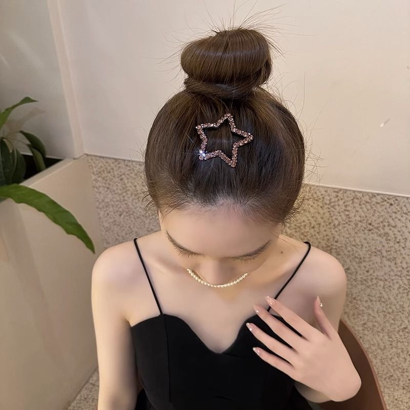 Kẹp Tóc Ngôi Sao Đính Đá Cao Cấp Phong Cách Mới Dành Cho Nữ
