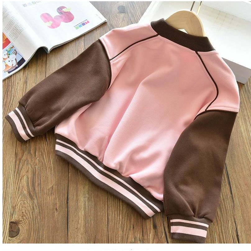 Áo Khoác Bóng Chày Phong Cách Công Chúa Hợp Thời Trang Cho Bé Gái 4-15 Tuổi