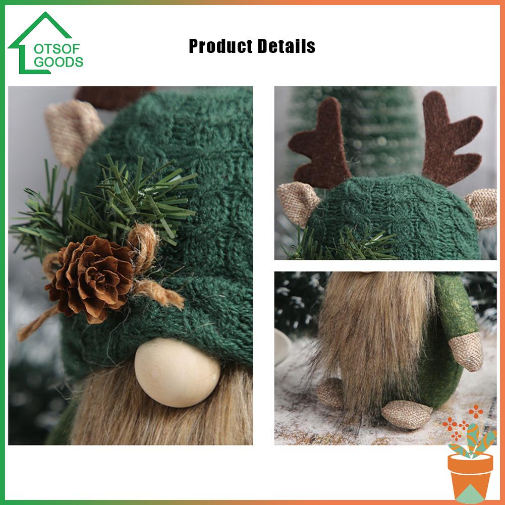 ✿ Túi Xách Nhiều Ngăn Tiện Dụng Thời Trang ✿ Sừng Hươu Đan Len Trang Trí Bàn Làm Việc Cho Dịp Giáng Sinh Năm Mới