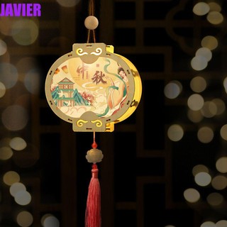 Javier lồng đèn bằng gỗ thủ công phong cách trung hoa độc đáo cho bé