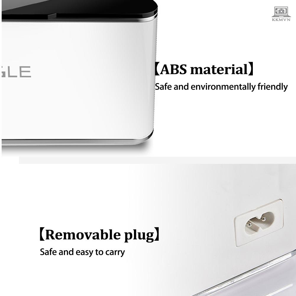 Ultrasonics Cleaning Machine Small Household Stainless Steel Cleaning Machine Glasses Braces Dentures Jewelrys Cleaning Machine 4 Timing Time Level Adjustable Touchable Screen