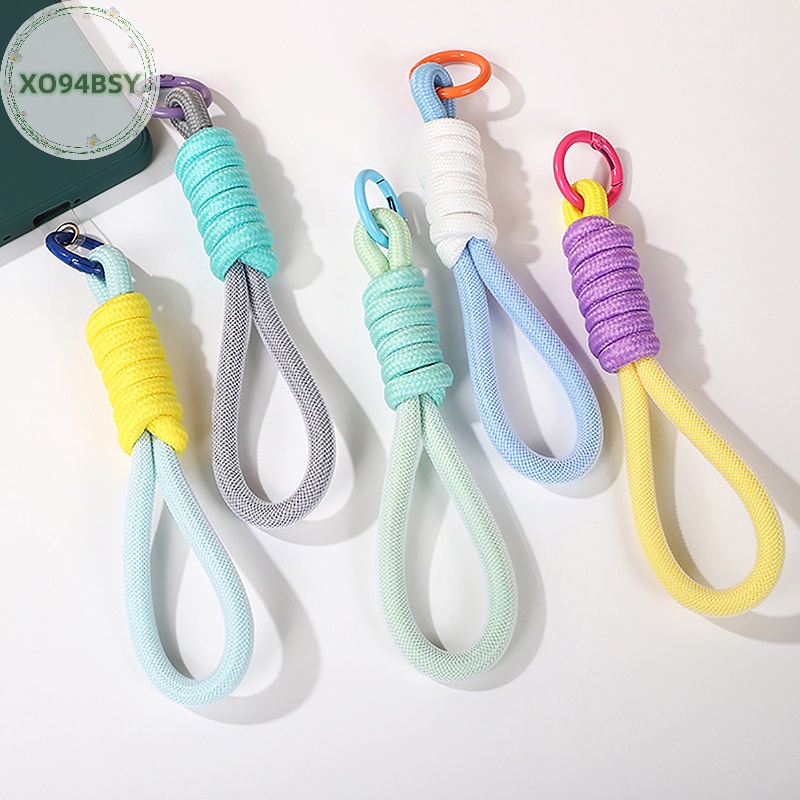 Xo94bsy Dây Lưới Đeo Điện Thoại / Móc Khóa Màu Huỳnh Quang vn