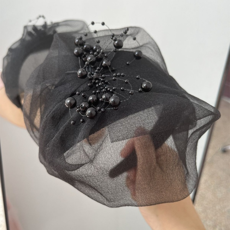 Băng Đô Cài Tóc Phối Lưới Thời Trang Cho Nữ