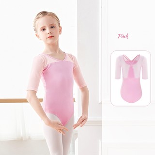 Bộ Đồ Tập Múa Ba Lê Hở Lưng Cho Bé Gái