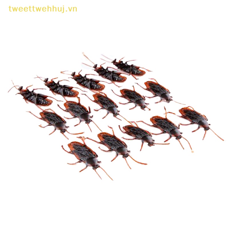 Tweehuj Set 10 Mô Hình Gián Giả Bằng Cao Su Sống Động Như Thật vn