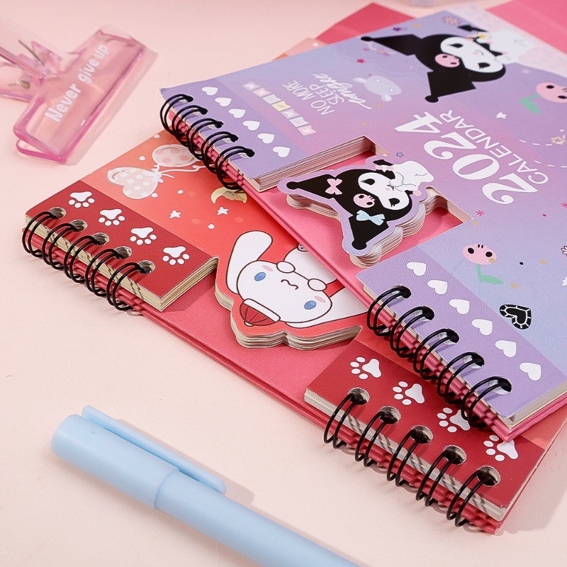 Lịch Để Bàn mini 2023-2024 In Họa Tiết anime Dành Cho Học Sinh / Văn Phòng