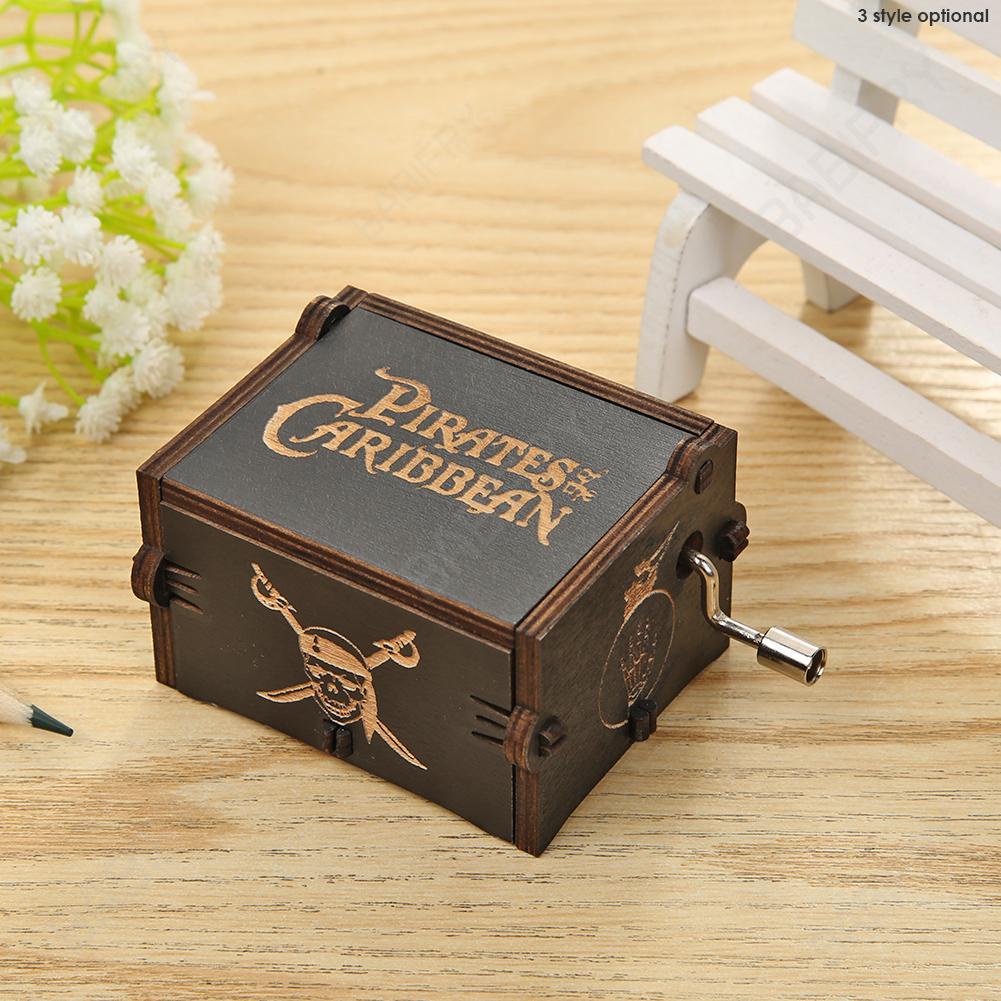 Hộp Nhạc Cầm Tay Bằng Gỗ Tinh Tế vintage Làm Quà Tặng Cho Bé