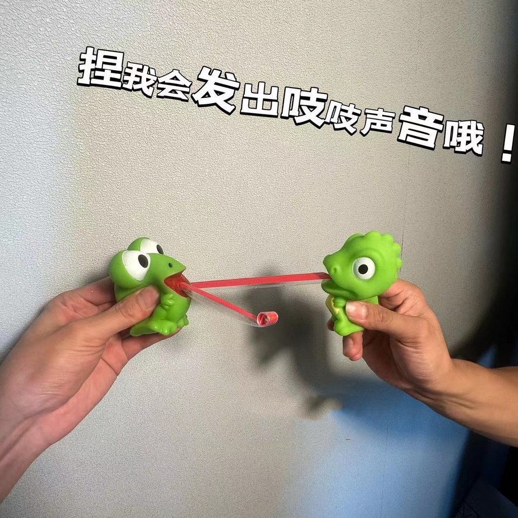 Còi Đồ Chơi Hình Khủng Long / Ếch / Lưỡi Dễ Thương Cho Bé