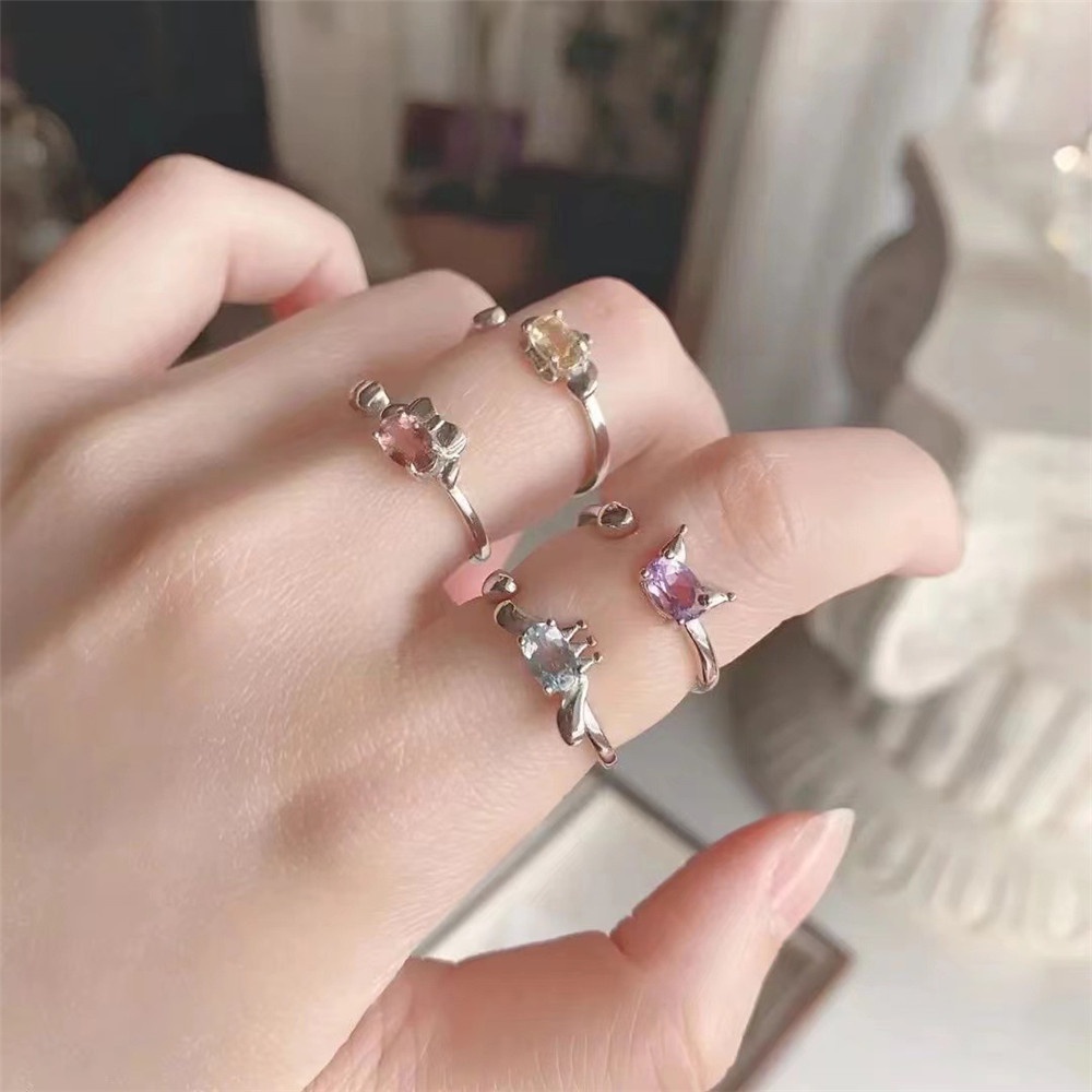 Dễ Thương Nhẫn Hở Họa Tiết sanrio Hoạt Hình Xinh Xắn Thời Trang Cho Nữ