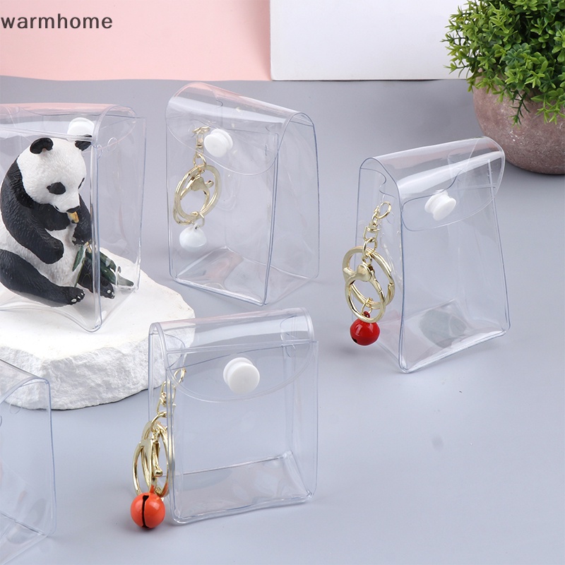 Túi Đựng Tiền Xu / Chìa Khóa / Son Môi mini Trong Suốt Hình Búp Bê anime rft