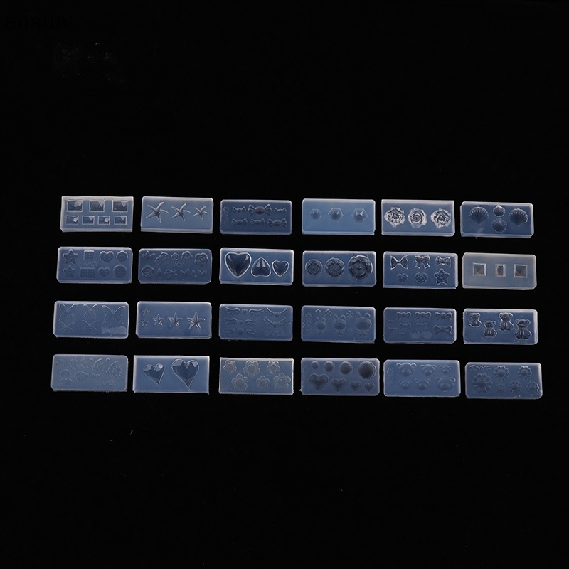 Aosun Khuôn silicone Hình Gấu 3d Dùng Để Trang Trí Móng Nghệ Thuật diy