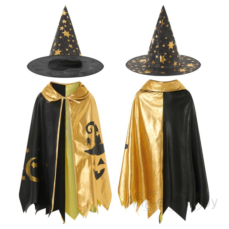 Áo Choàng Phù Thủy Hóa Trang halloween Cho Bé